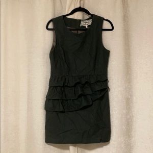 Pink Martini wool blend shift dress, L